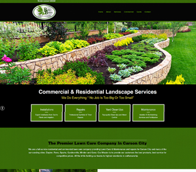 Landscaping website
